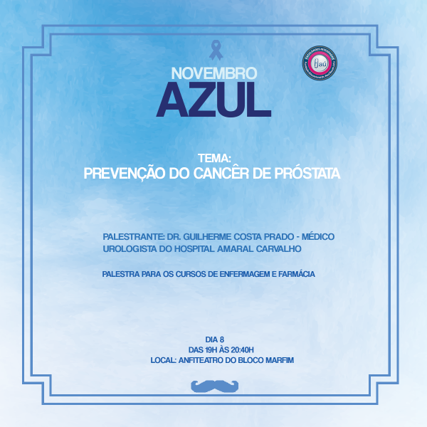 Novembro Azul das FIJ tem palestra sobre câncer de próstata 2d4046a73afbadcf5faebd469478820a.png