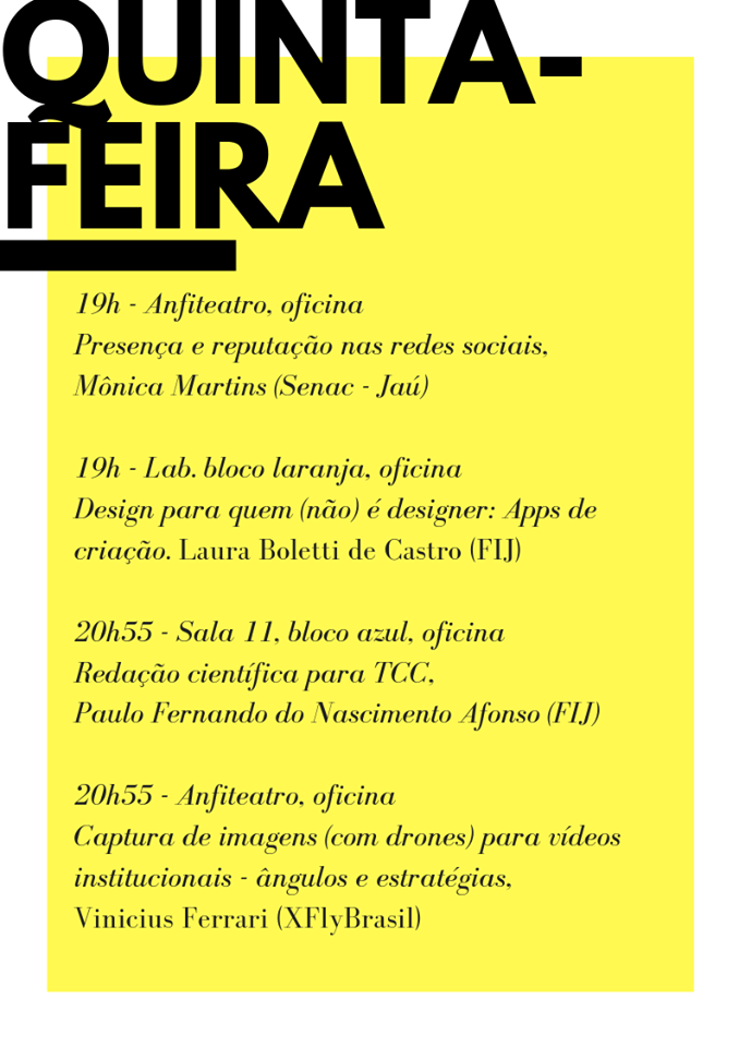 Jornada de Comunicação segue até o dia 17 e000414e2293362eeabf6477c0c06477.png